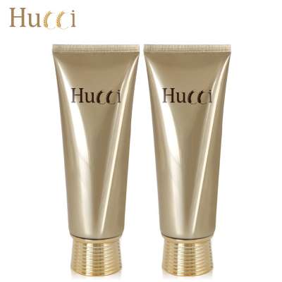 100ml face wash luxury shinny ABL tube with golden screw cap for cosmetics skincare empty squeeze tube